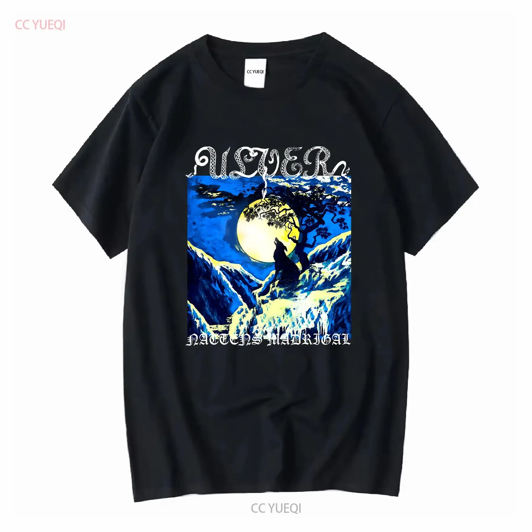 Ulver Nattens Madrigal T Shirt  Cotton Black Men Size S to 3XL BE838 vintage Washed Unisex Casual Slightly designer clothes