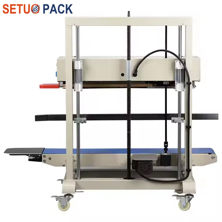 Factory Price FR1100 Automatic Continuous Plastic Bag Heat Sealer Sealing Machine for Aluminum Foil Kraft Paper Plastic Bag