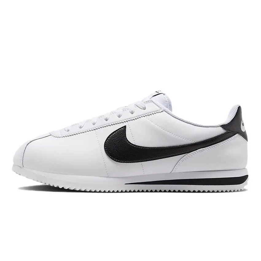 Zapatillas Nike Cortez SE blancas y negras para correr, zapatillas deportivas clásicas Retro para caminar, zapatillas deportivas para correr para hombres y mujeres