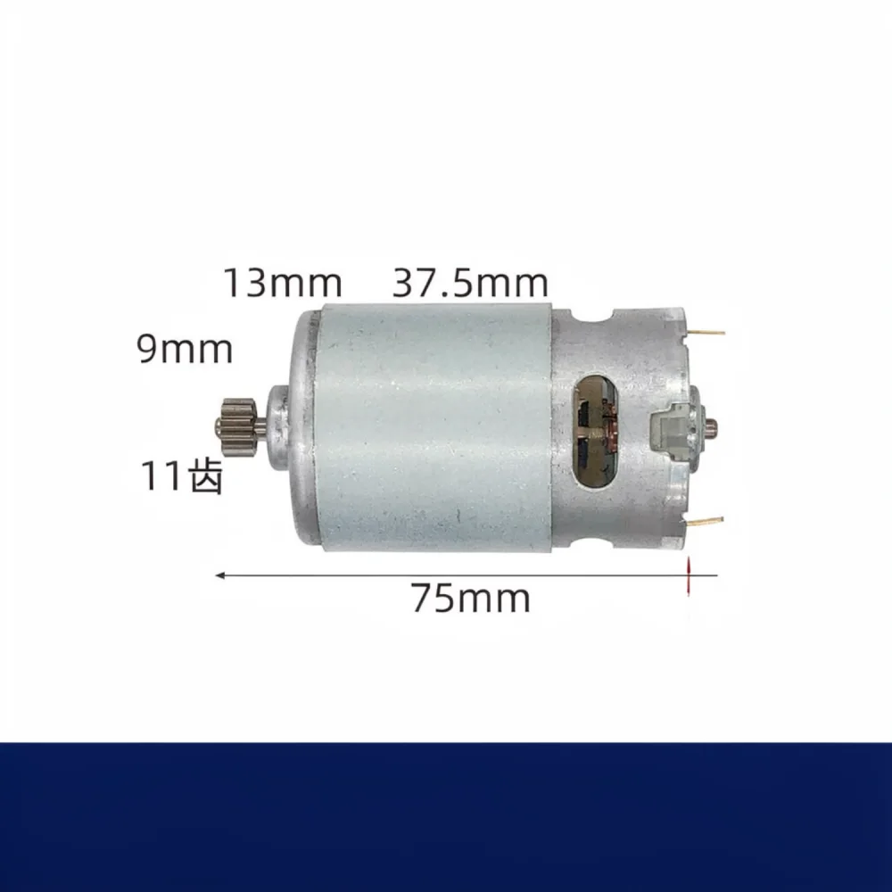 For Tiexin 21V Cordless Drill Motor 550 Series Brushed Power Tool Replacement Components With Gear And Brush Holder