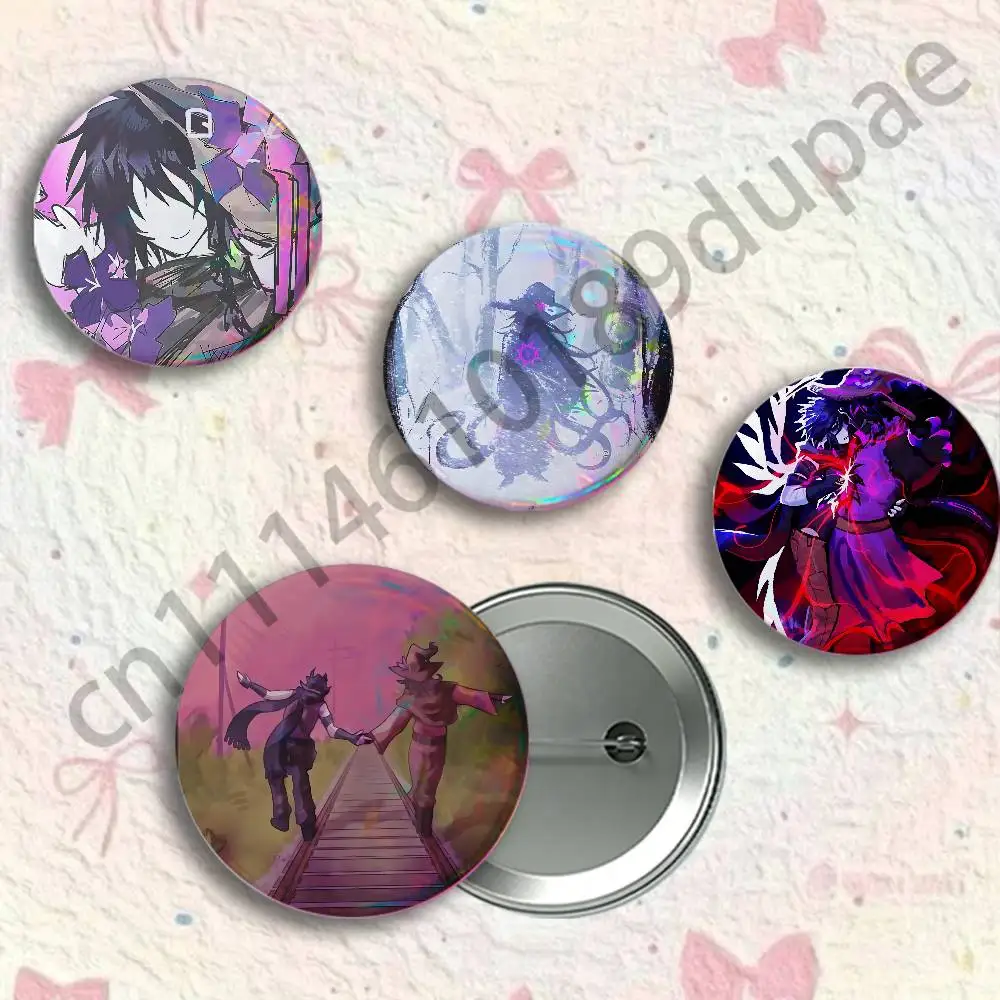 A-Azure Time Forsaken Button Pin Single Pack Anime Merch for Ita Bags Badge Collectible Buttons