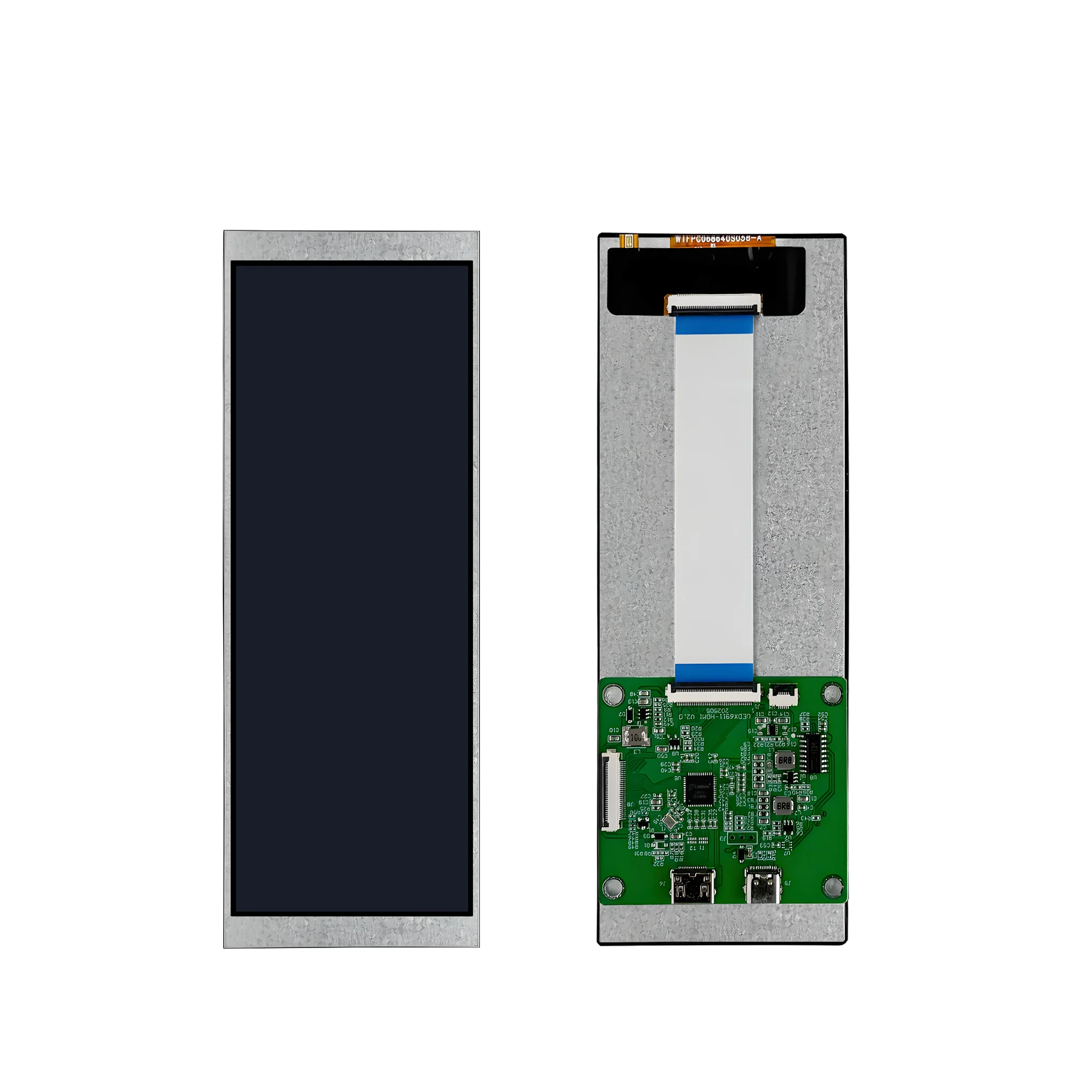 6.8 Inch 480X1280 MIPI Interface HD-MI Bar IPS TFT LCD Display with HD-MI Driver Board