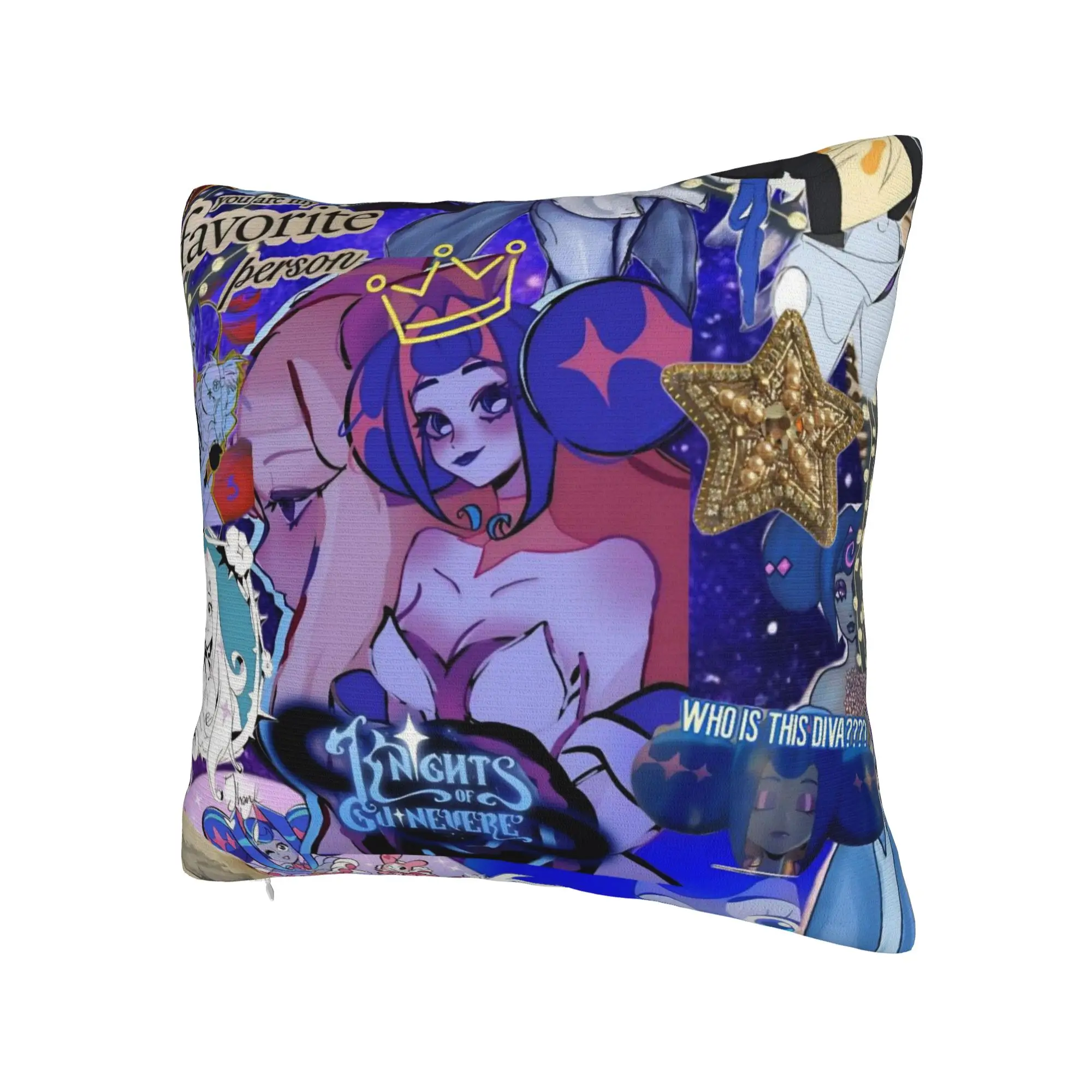 Decorative Pillowcases K-Knights Of Guinevere Merchandise Home  Pillow Case Cover Square Multi Size