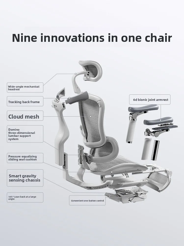 C300/C100 First-generation ergonomic chair computer chair office boss sits for a long time e-sports study seat