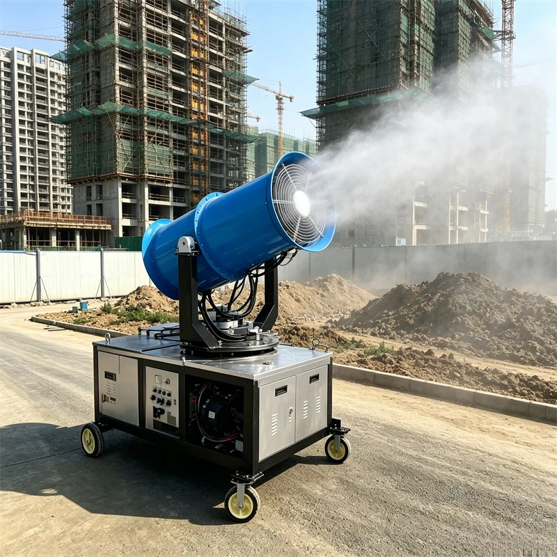 Customized Dust Suppression Fog Cannon for Wide Applications Quarries Coal Washing Plants and Urban Greening Mist Cannon Machine