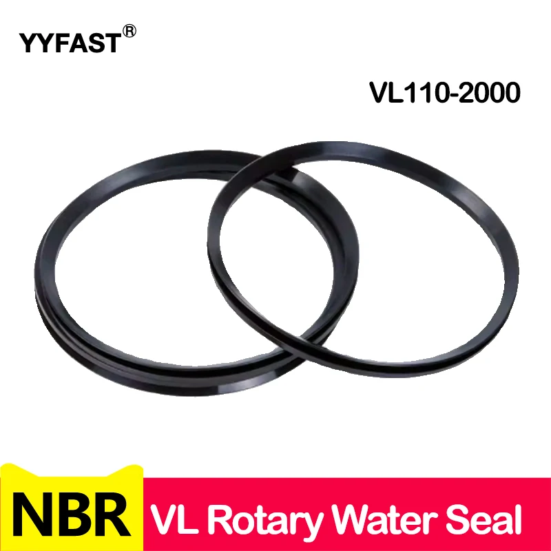 VL110-VL120-VL130-VL-VL400-VL2000 VL Type Water Seal Sealing Gasket NBR(Nitrile Butadiene Rubber) Rubber Rotary Water Shaft Seal