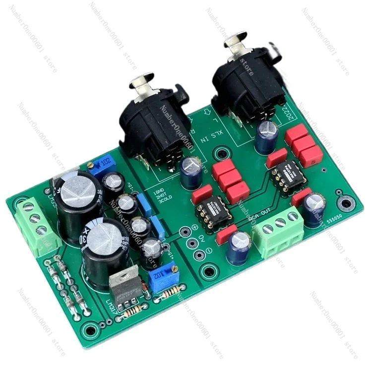 

For INA137PA Balanced to single-ended 2-channel finished board With regulated power supply