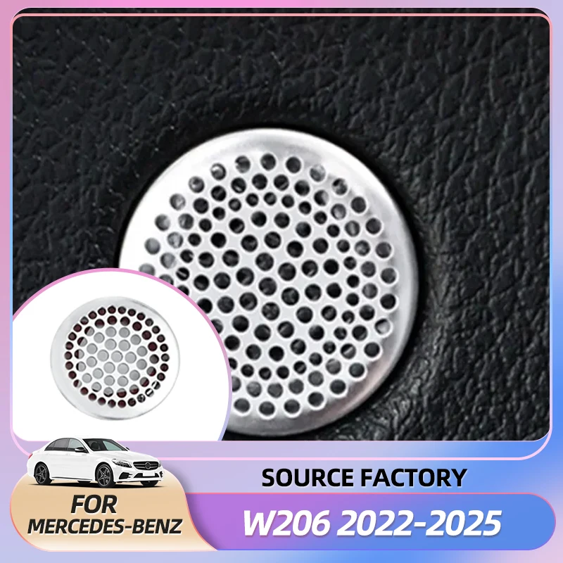 

Emblems For Mercedes Benz C Class W206 2022 2023 2024 2025 Stainless Steel Car Accessories Roof Microphone Trim Cover