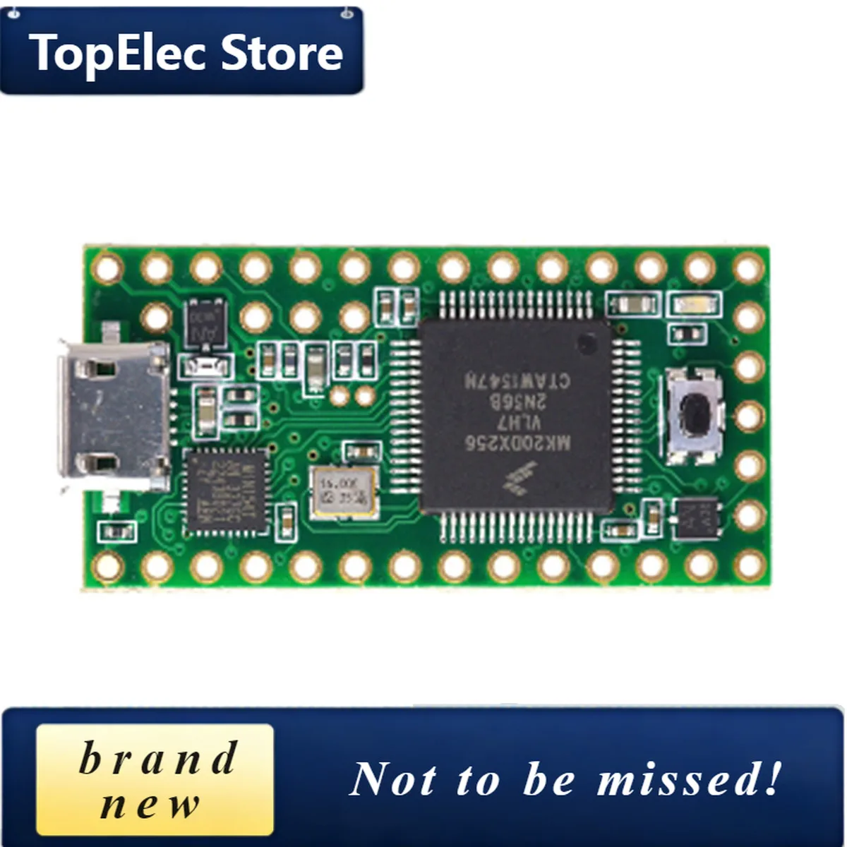 TopElec Teensy 3.1 Development Board MK20DX256 Microcontroller USB AVR keyboard Mouse ISP 256KB Flash Experimental Board 34 I/O