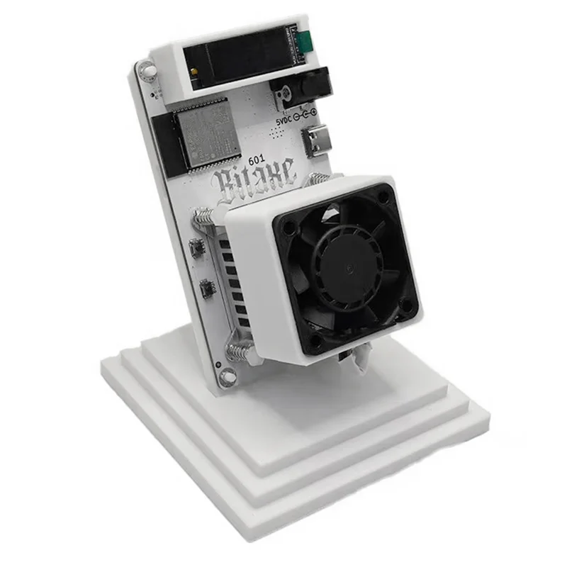 

A34M-Bitaxe Gamma 601 BTC 1.2TH/S Solo Miner - Bitcoin Mining Equipment With 18W Power, BM1370 Asic Chip, US Plug