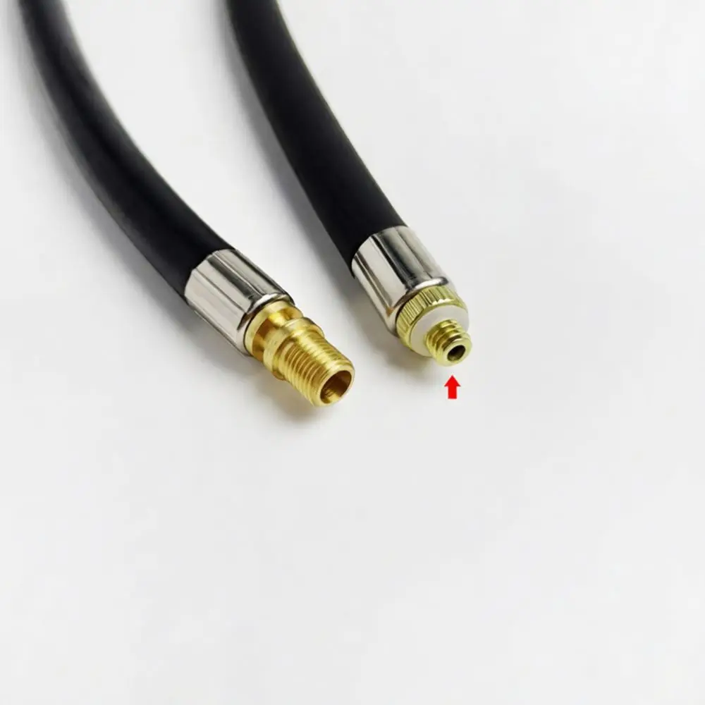 Universal Air Pump Extension Pipe M6 Screw Head M8 Rubber Hose For Tire Inflator Machine Automotive Emergency Tool