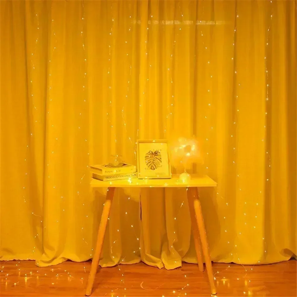 Holiday Party Decoration LED 8 Mode Christmas Light USB Curtain String Light Wedding Fairy Light Valentine's Day Girlfriend Gift