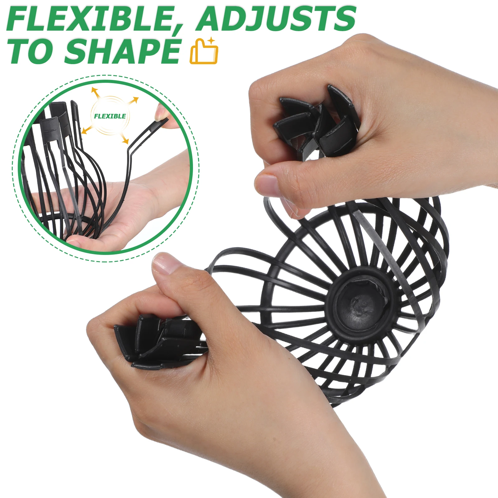 8 szt. Osłona rury spustowej Kompaktowa Lekka Do Odprowadzania Wody z Dachu Filtr Odpływu Dachowego Osłona Filtra Odpływu Dachowego Siatka Ochronna Przed Liśćmi i Zanieczyszczeniami