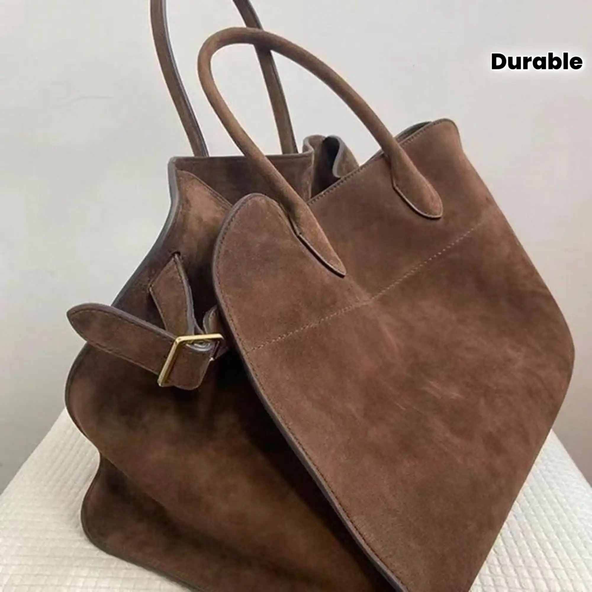 A Newly Enhanced Platinum Tote For Women - Sturdy & Spacious, Featuring A Retro High-End Niche Design, Perfect For Autumn–Winter 2026 And Valentine's Day Gifting