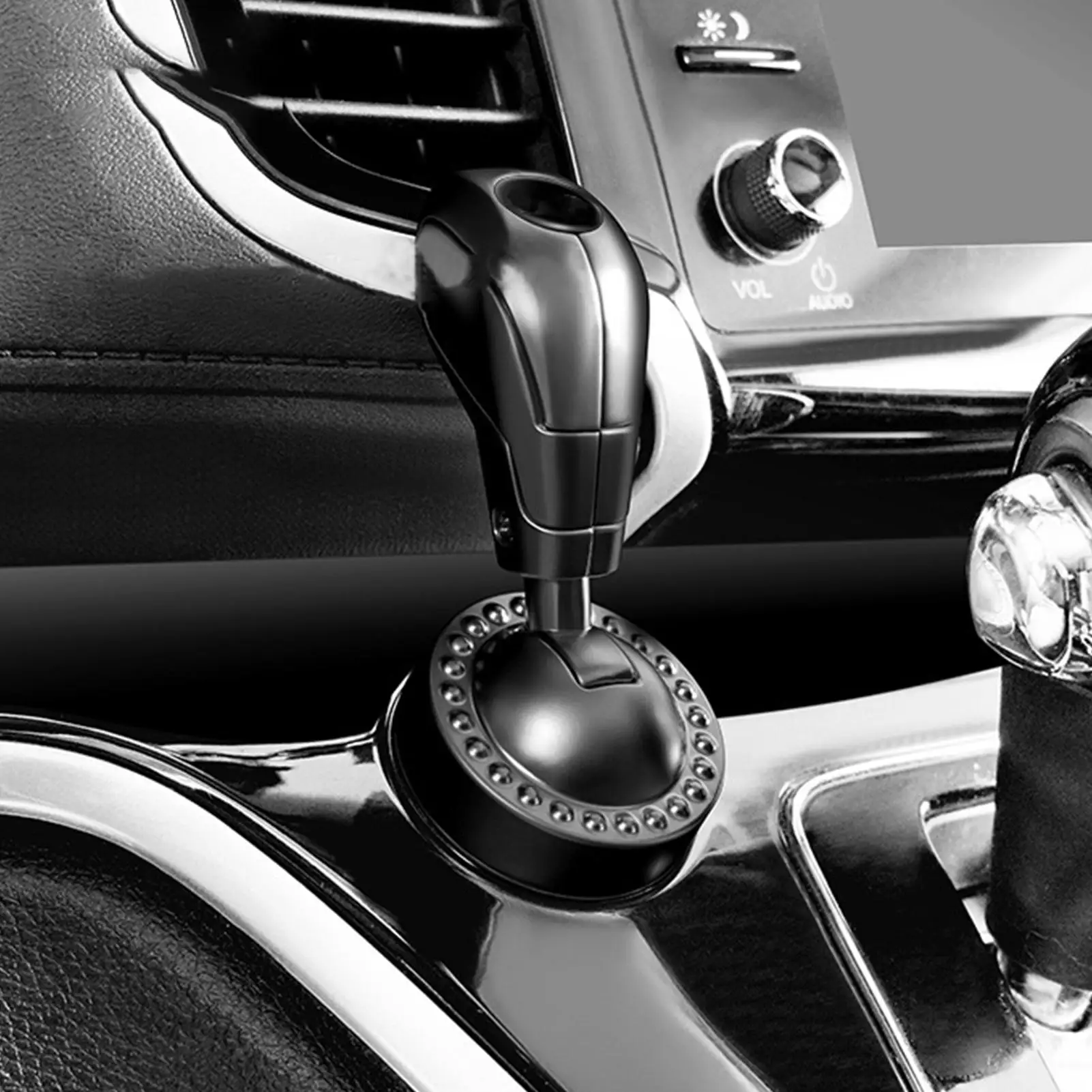 Push Start Button Cover Engine Start Button Cover Interior Decor Push to Start Button Rocker Premium Compact Metal Car Joystick