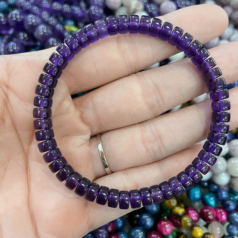 bracelet-en-perles-de-quartz-naturel-et-d'amethyste-coupe-droite-tablette-de-cristal-bracelet-extensible-bijou-de-poignet-en-pierres-precieuses