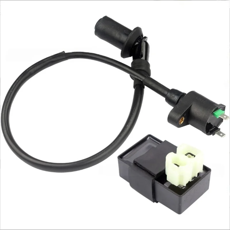 ABOK-1 Set Scooter Unlimited CDI With Ignition Coil For 50Cc 125Cc 150Cc GY6 Chinese Scooter Motorcycle ATV AC Fired
