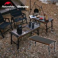 Naturehike Folding IGT Table Grill BBQ Picnic Outdoor Camping Stove Cookware Fishing Removable Portable Aluminum Alloy Beech