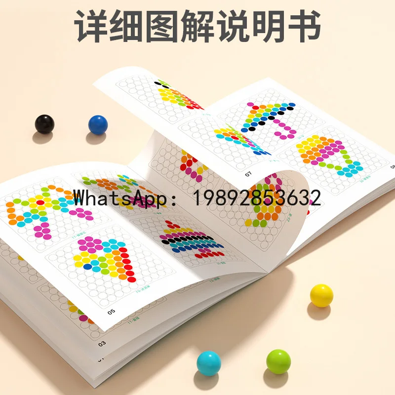 Jouet d'entraînement de mise au point éducatif pour jeunes enfants, tri des couleurs, Clip de tasse, Puzzle de motricité Fine