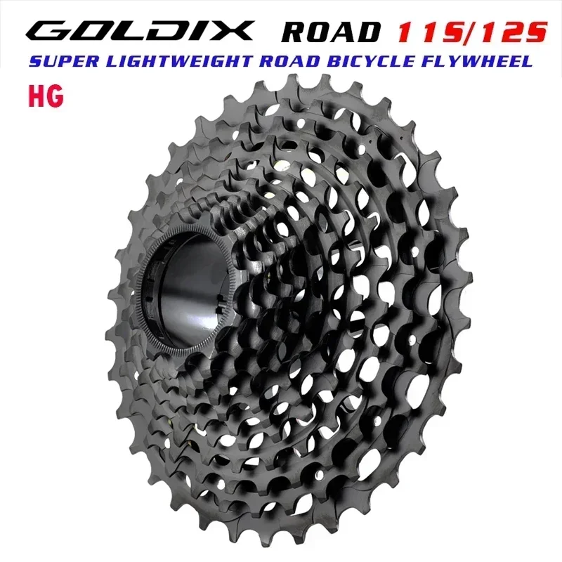 GOLDIX CNC Integrated Road Bicycle Ultra Lightweight Flywheel Suitable for SHIMANO 105UT 7170 7020 8170 8020 Transmission System