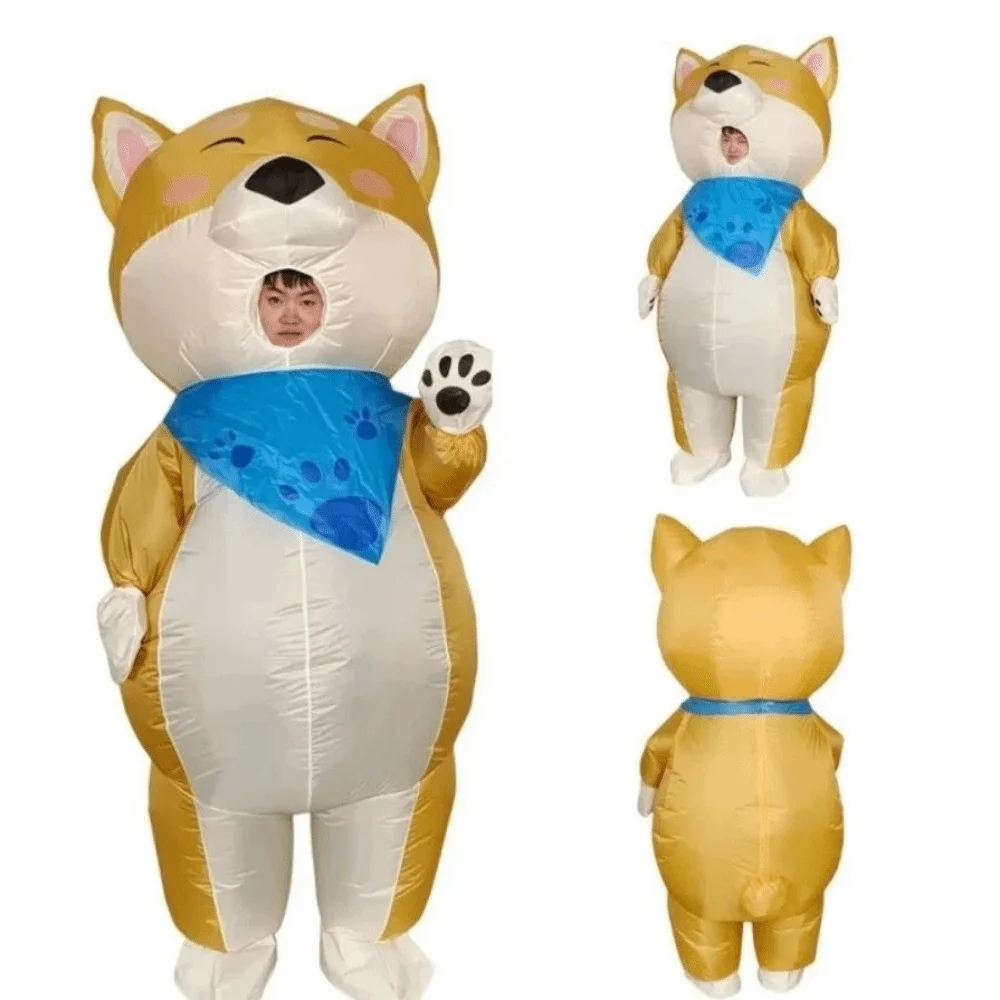 Cartoon Halloween Inflatable Costume Set Full Body Jumpsuit Waterproof Inflatable Animal Clothing Lightweight Funny