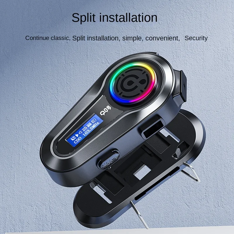 1 Piece Car Bluetooth Headset Waterproof Noise Reduction Automatic Answer Universal