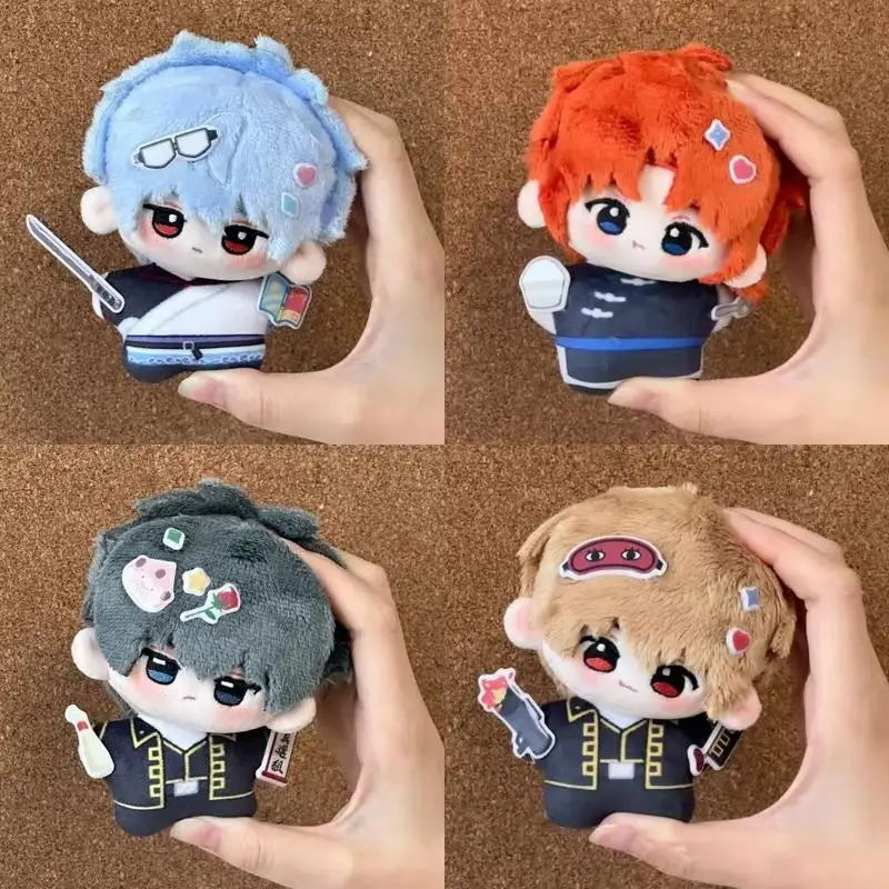 10 سنتيمتر Acg لعبة الشكل الفضة الروح الرسوم المتحركة ساكاتا جينتوكي القطن دمية يدوية الصنع كاجورا أفخم قلادة Okita Sougo دمية