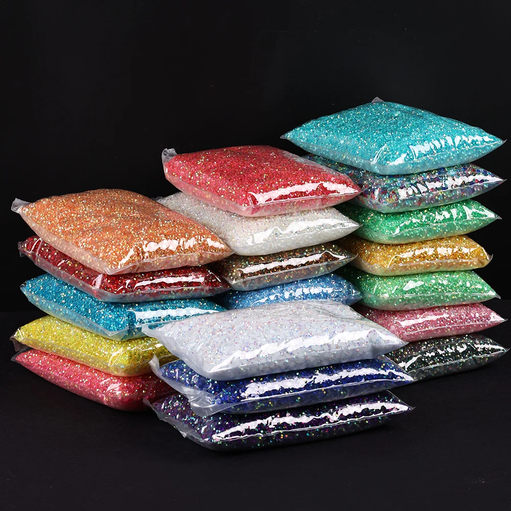 

500g 2-6mm Jelly AB Resin Non Hot Fix Rhinestones Flat Back Plastic Crystals Strass Glitters Big Package Stones