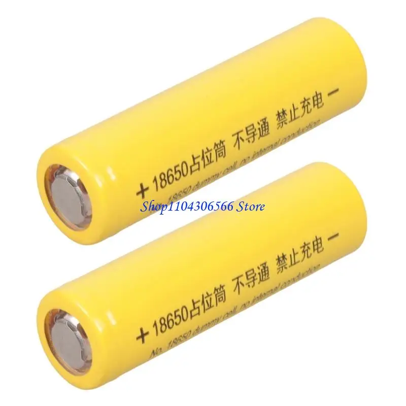 02DD NonRechargeable 18650 Cell Placeholders For Adapters Soldering Practice