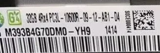 

Для 32G 4RX4 PC3L-10600R DDR3 1333 ECC REG VLP Half U высокая узкая полоса M392B4G70BEB-YH9