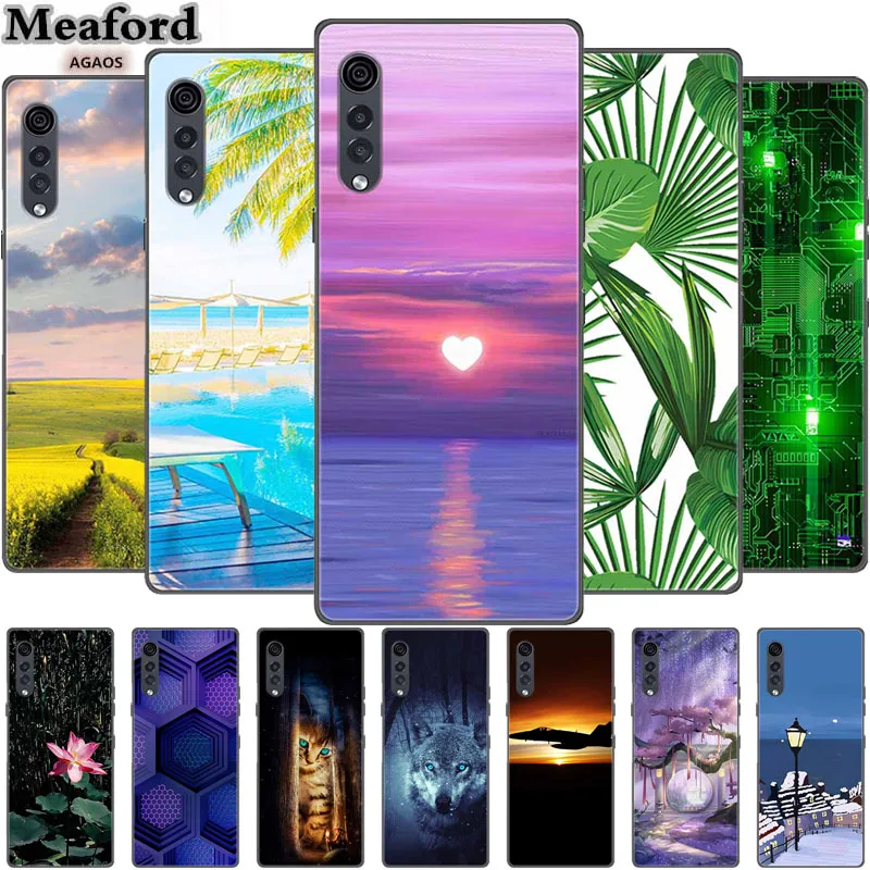 For LG Velvet Case Black Silicone Soft TPU Back Cover Case For LG Velvet2 Pro Funda For LG Velvet 5G LM-G900EM Bumper Coque Capa