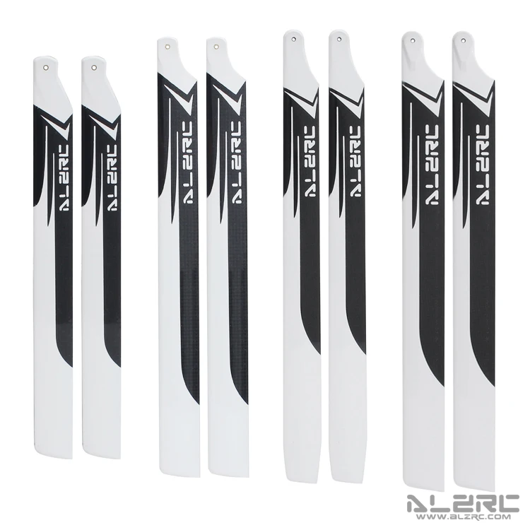 

ALZRC X360 Devil 420 380 370mm 380mm 420mm 505mm Carbon Fiber Main Rotor Blades for T-REX 450 480 500 550 RC Helicopter Parts