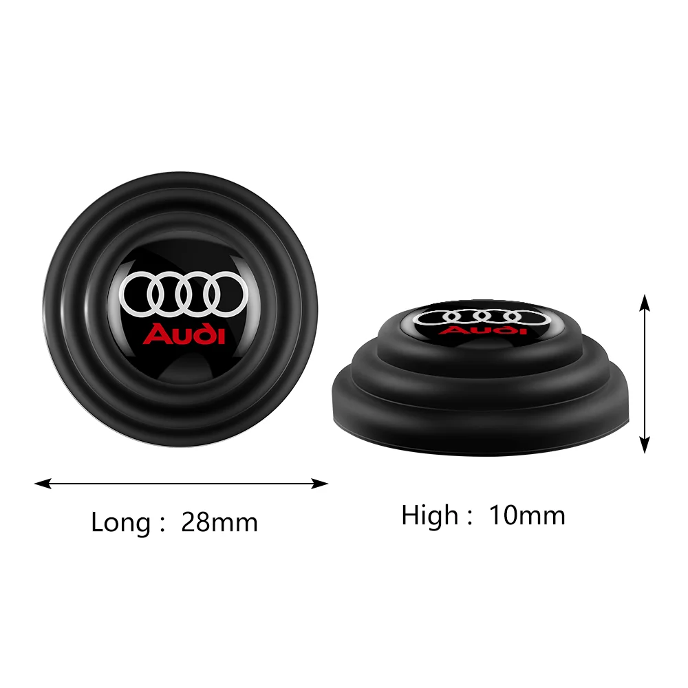 4/12PCS Silicone Car Door Shock Stickers Absorber Shock Pad Switch Buffer Gasket For Audi A4 B8 B6 8V Q5 A1 Q7 Tt A7 A6 B9 C7 C6 - view 5