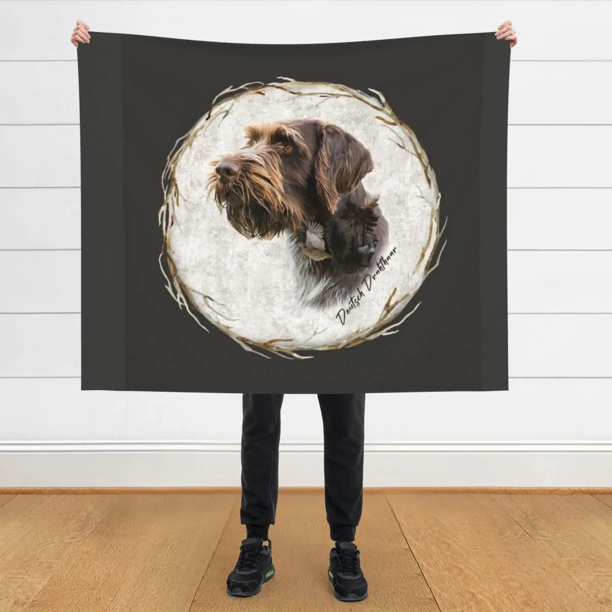 

German Wirehaired Pointer's thoughts Throw Blanket heavy to sleep halloween for winter Blankets