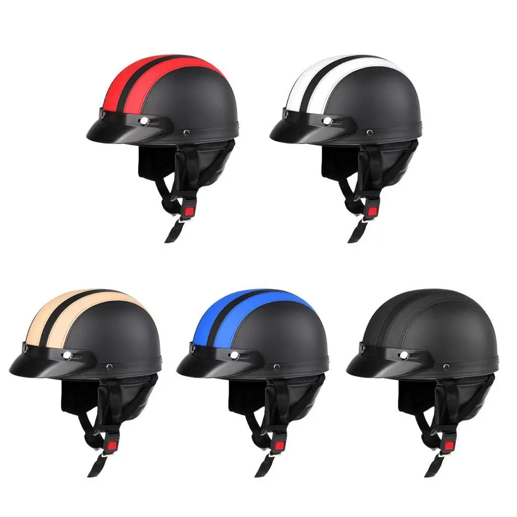 

Ретро мотоциклетный шлем мотоциклетный шлем для четырех сезонов индивидуальный шлем совок электромобиль полушлем половина лица