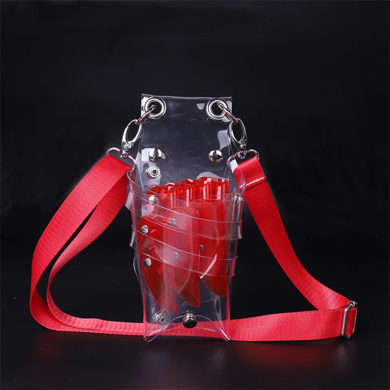 3 Color Transparent Hair Scissor Bag Clips Comb Hairdressing Hair Scissor Holster Pouch Holder Waist Belt Bag Salon Barber Tool