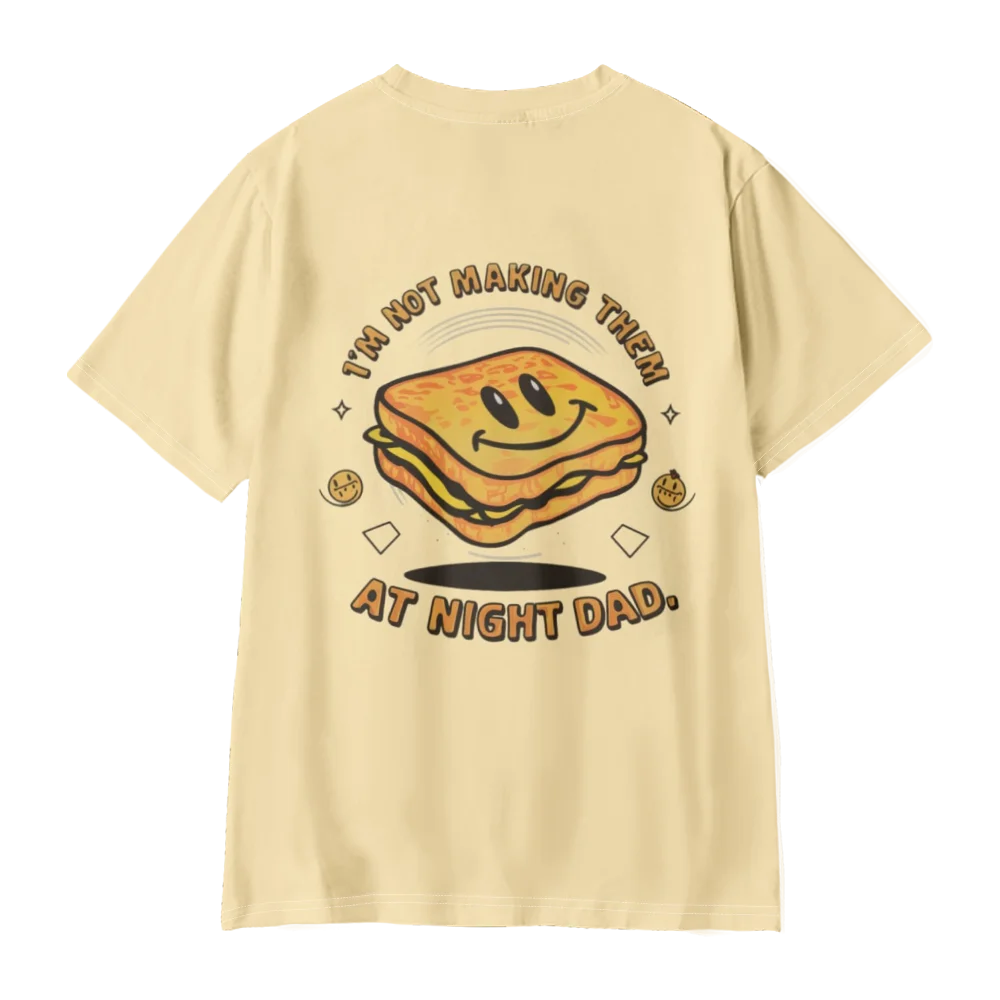 Shane Gillis Grilled Cheese Shirt-Shane Gillis Merch-Where'd Ya Get That Cheese-I'm Making Em at Night Unisex Fashion Shirt