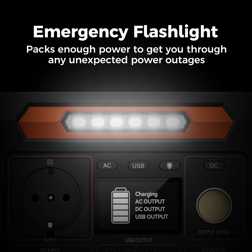 FF Flashfish P66A Tragbare Powerstation 200W mit 100W Solarpanel, 144Wh Solargenerator-Batterie 39000mAh Camping-Mobilstromversorgung – Detail 7