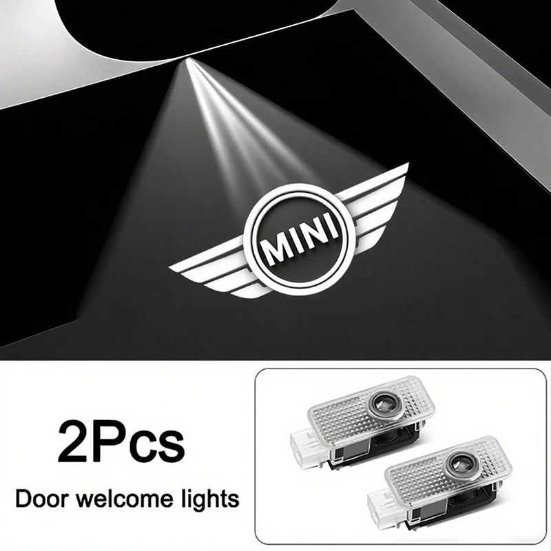 LED HD Auto-Türlogo-Willkommenslicht-Projektorlampen Zubehör für MINI Cooper S Works JCW R55 R56 R50 R53 R60 R61 F54 F55 F56