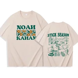 Noah Kahan Shirt Stick Season Tour Tee Noah Kahan Music Shirt Stick Season Album Shirt Fan Gifts O-Neck Short Sleeve Shirts