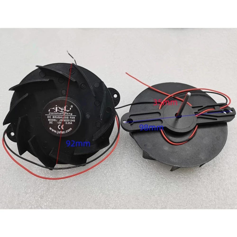 1 قطعة مروحة تبريد تبريد ثلاجة السيارة الجديدة لـ JSF 922512 مروحة تبريد على شكل فراشة HS M-305IB 12 فولت