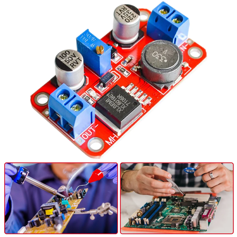 XL6019 DC-DC Boost Volt Converter Adjustable Output Automatic Boost Step-Up Board High Power for Handheld Device Power Supply