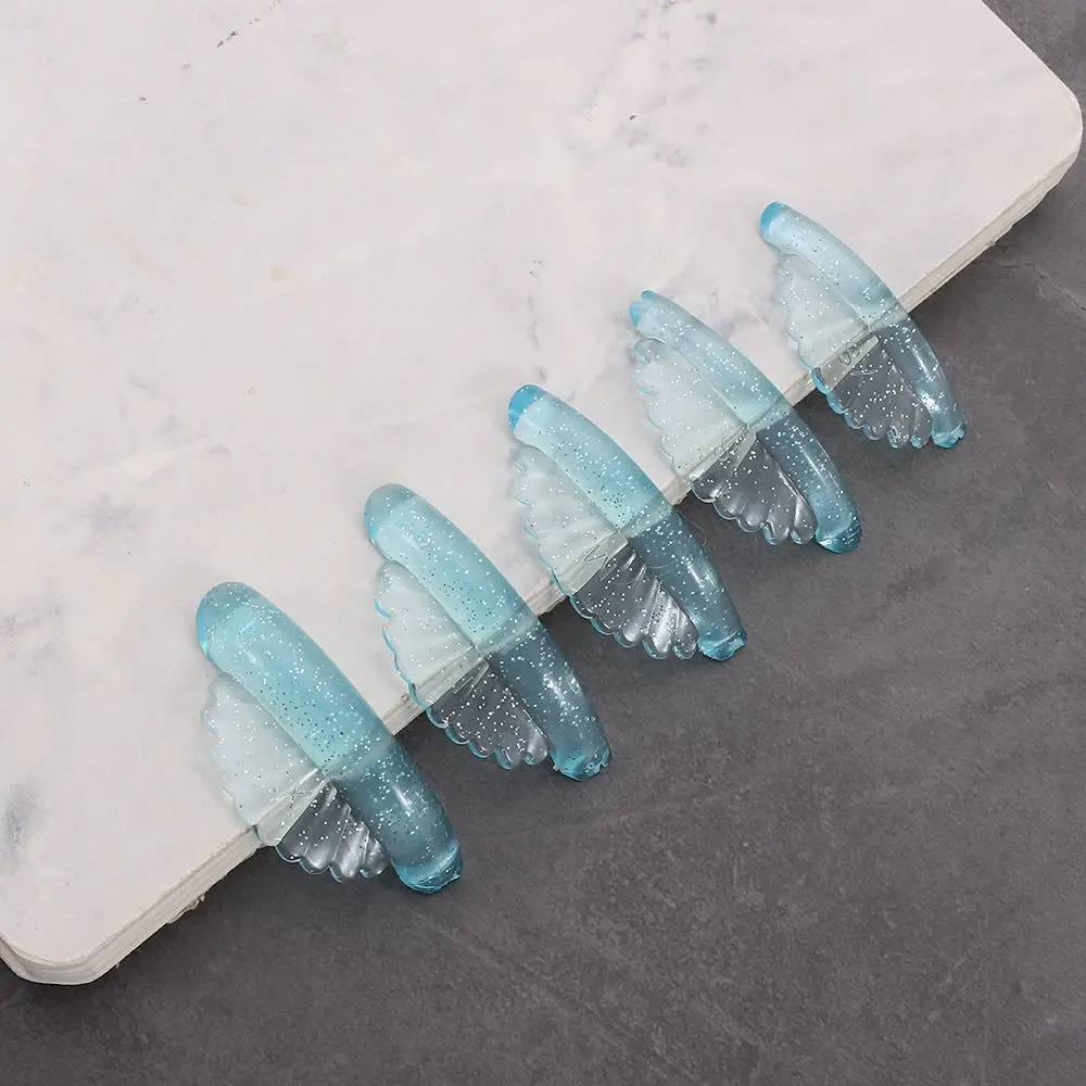 อุปกรณ์ต่อขนตาแบบซิลิโคน 5 คู่ แผ่นดัดขนตาแบบใช้ซ้ำได้ สำหรับต่อขนตาแบบกาว รูปทรงเปลือกหอย