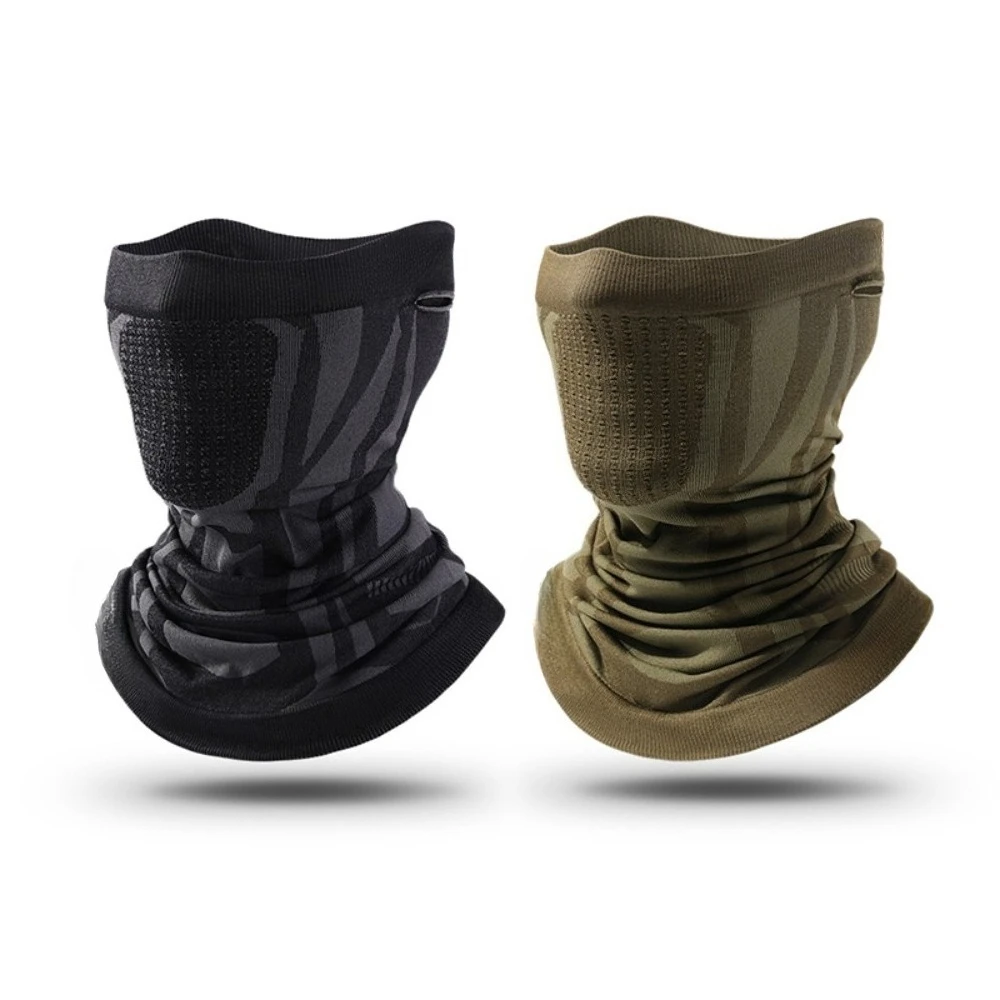 Winter Thermal Face Bandana Mask Cover Neck Warmer Gaiter Bicycle Cycling Skiing Tube Scarf Hiking Breathable Mask For Women Men