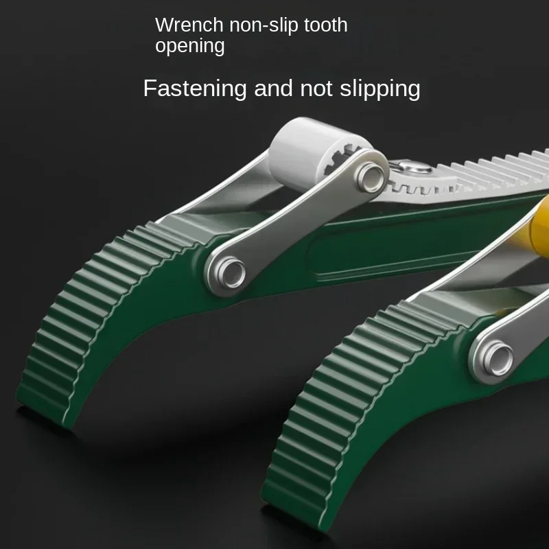 Chain Oil Filter Oil Filter Wrench Adjustable Strap Opener Belt Wrench Oil Filter Puller Strap Spanner