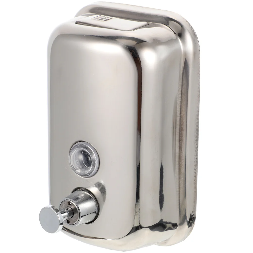 

Stainless Steel Soap Dispenser 1000ml Wall Mounted Bathroom Supply Liquid Body Lotion H washing Fluid Large Capacity Modern