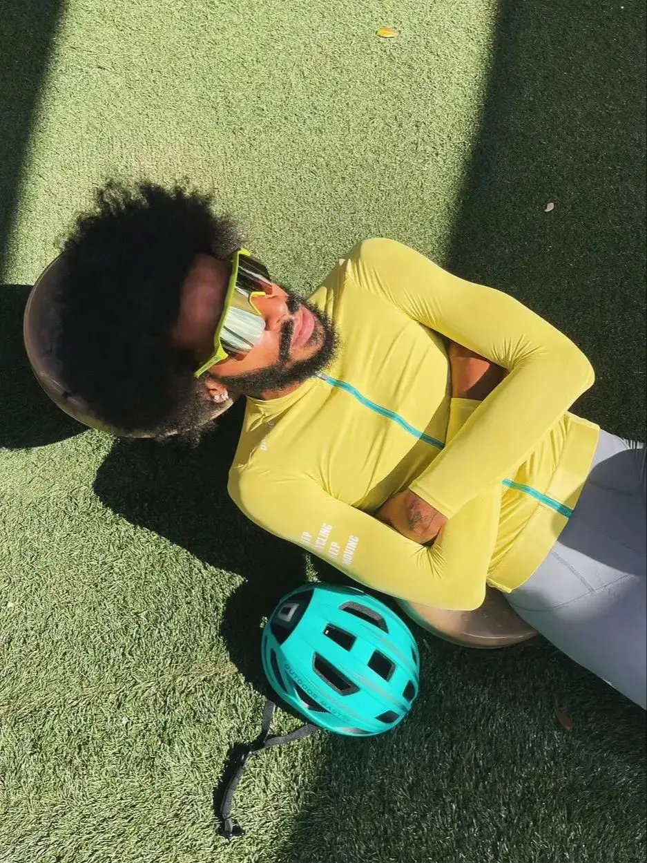 AliExpress DAREVIE Cycling Jersey Man Cool Technology PRO Level Long Sleeve Man Cycling Maillot Anti UV Double Non Slip Men's Cycling Shirt