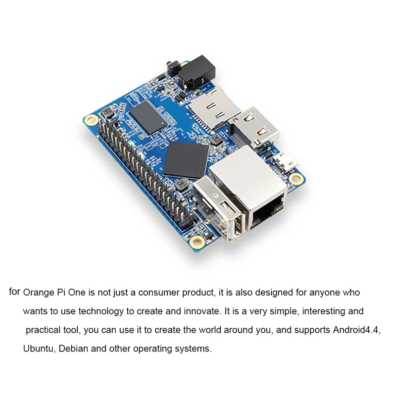 Pour Orange Pi One H3 ARM Cortex-A7 4 cœurs 1 Go mémoire DDR3 pigments Open Source carte d'apprentissage carte de développement MCU