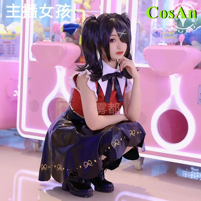 

CosAn Game NEEDY GIRL OVERDOSE KAnge Rain Tangtang Cosplay Costume Sweet Lovely Uniforms Party Role Play Clothing XXXL