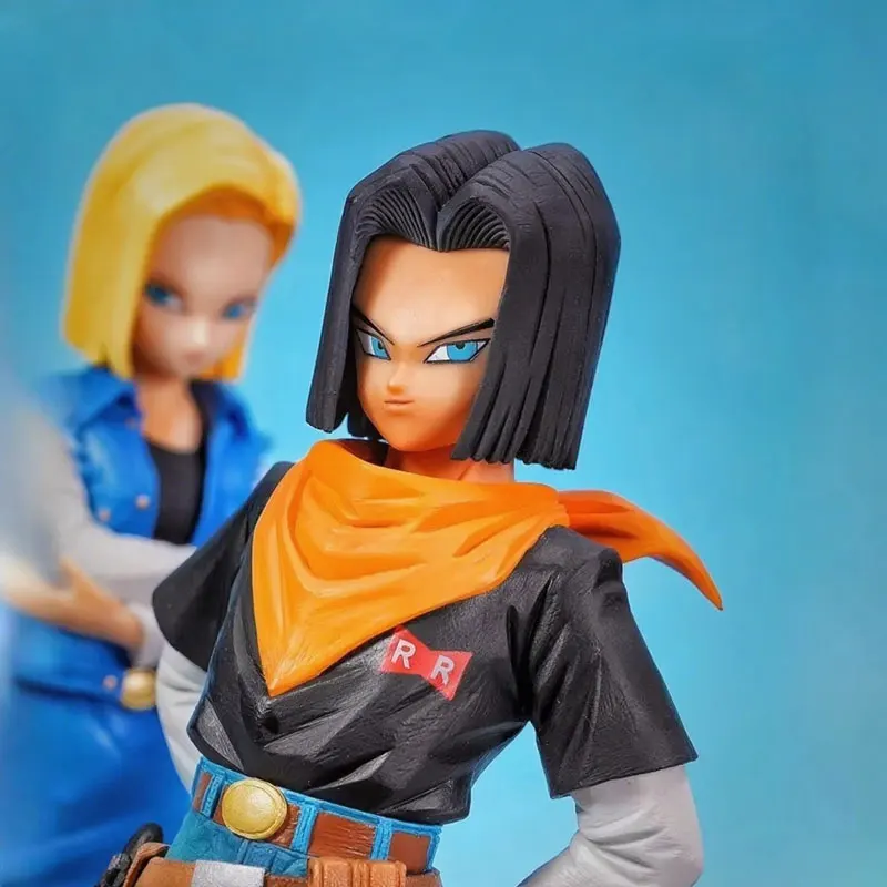 Figurine d'anime Dragon Ball Z Android 17 18 Figurine PVC figurines d'action Statue décoration de bureau Anime périphérique Collection jouets